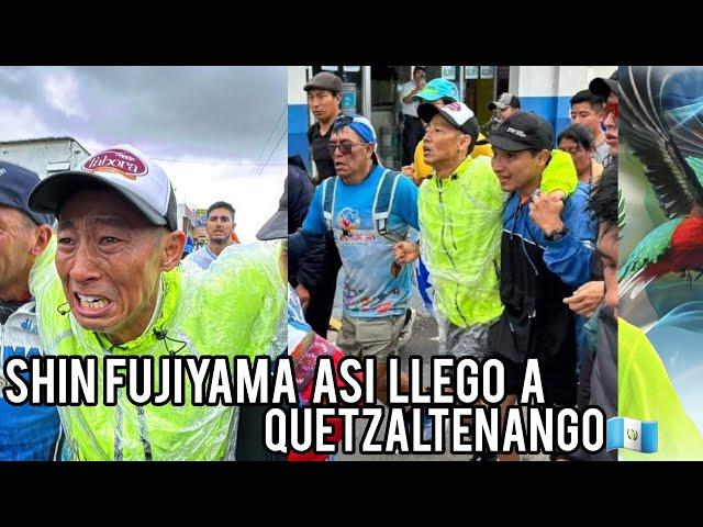 Shin Fujiyama el Héroe de Honduras Así llegó a Quetzaltenango, Guatemala con un gran cansancio