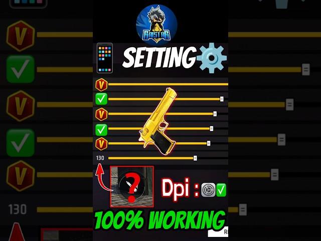 Free Fire Raistar Secret Sensitivity Setting ️| Auto Headshot Sensitivity Settings In Free Fire 