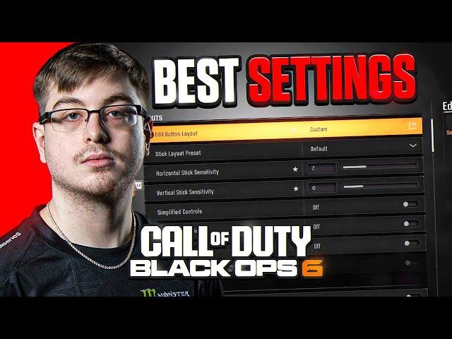 BEST PRO PLAYER CONTROLLER & GRAPHICS SETTINGS! (BLACK OPS 6 Best Settings)