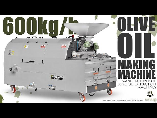 600kg/h Extra virgin olive oil making machine | Olive oil extraction machine