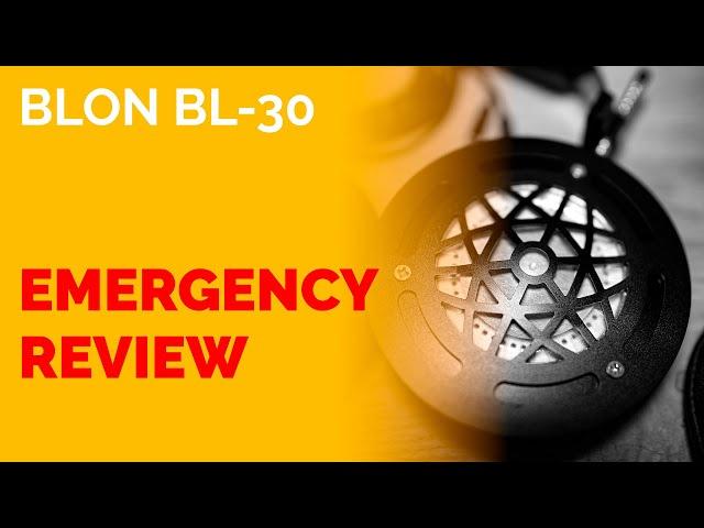 BLON BL-30 Headphone Emergency Review - Watch this before buying!