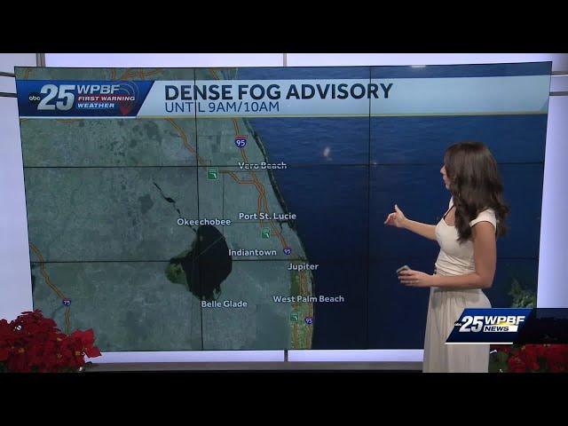 Fog impacting South Florida