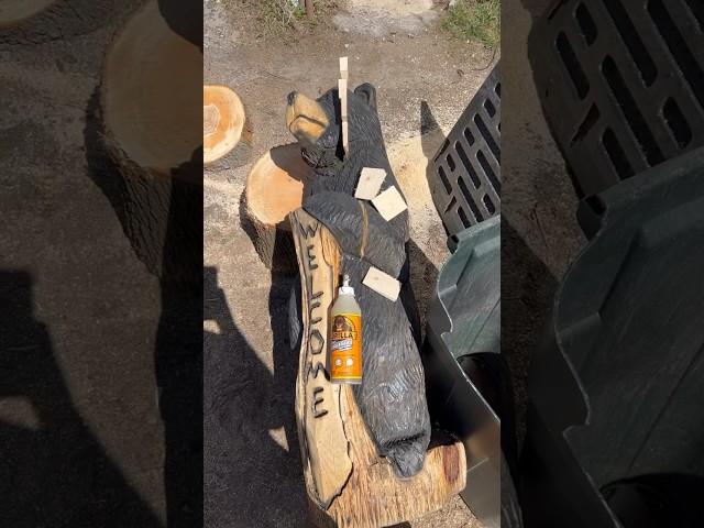 HOW TO REVIVE A CHAINSAW CARVING!