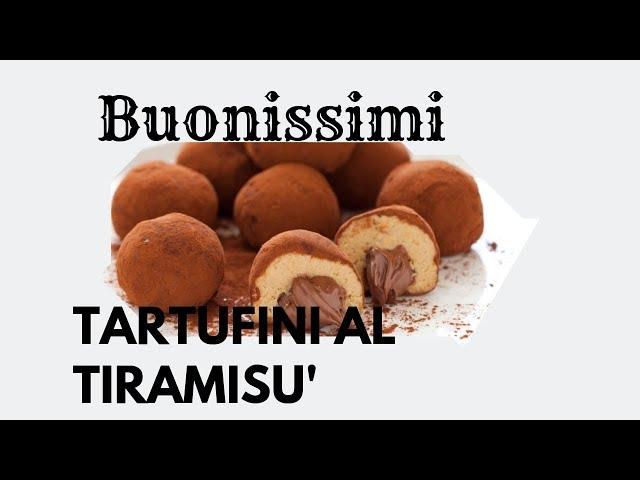 Tartufini al Tiramisu'    La Ricetta di Cartisia