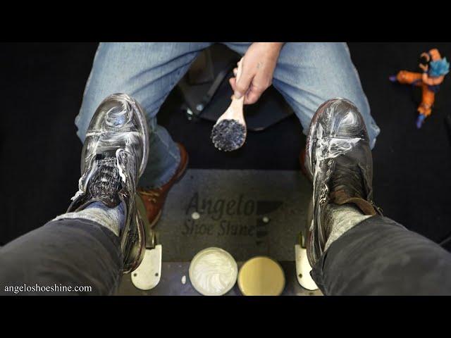 50 Minutes Of 100% Relaxation!!! | Angelo Shoe Shine ASMR