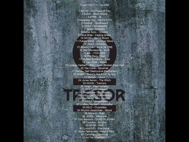 Miu Ling @ Tresor, Berlin 10/07/24 | Tresor New Faces x PUSH