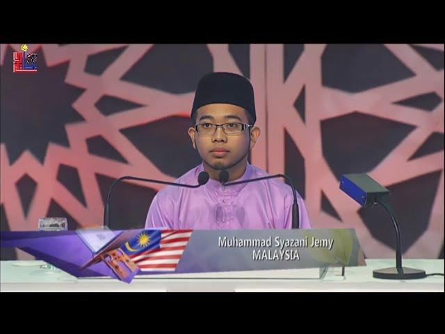 Bacaan Memukau!!! Naib Johan Majlis Menghafaz Al-Quran Antarabangsa 2017 - Muhammad Syazani Jemy