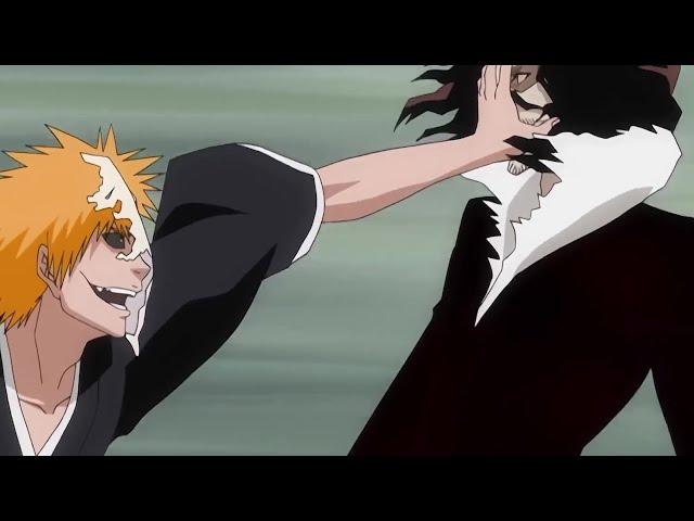 Hollowfied Ichigo VS Old Man Zangetsu & Muramasa English Sub