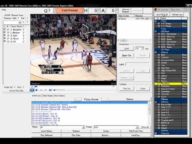 CREZ Basketball - Tagging Video Using Play Calls