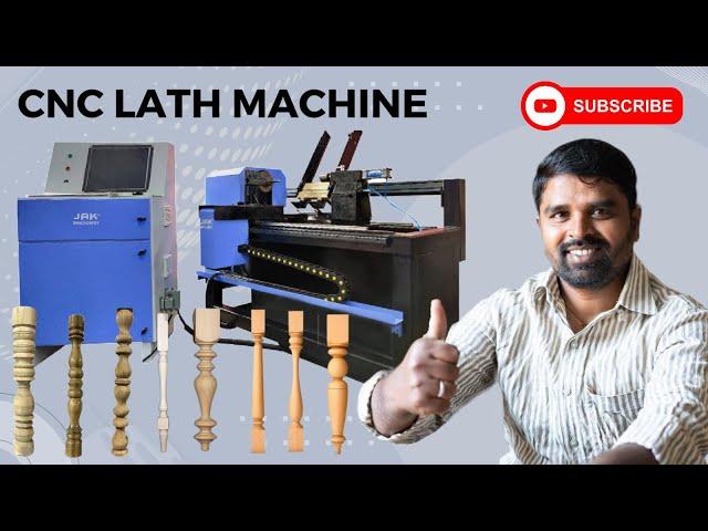 CNC Wood Turning Lath (Autofeed)