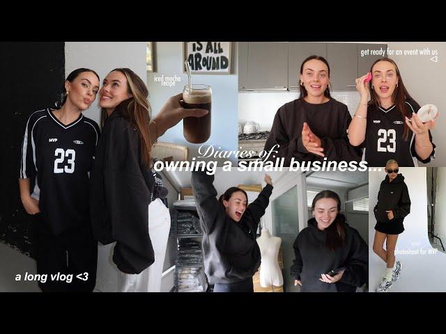 vlog: busy week in our life of running a small biz, shoot day, prep for launch, unpacking stock...