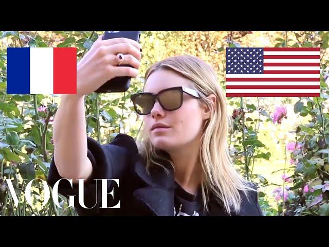 Camille Rowe on French vs. American Girl Style | Vogue