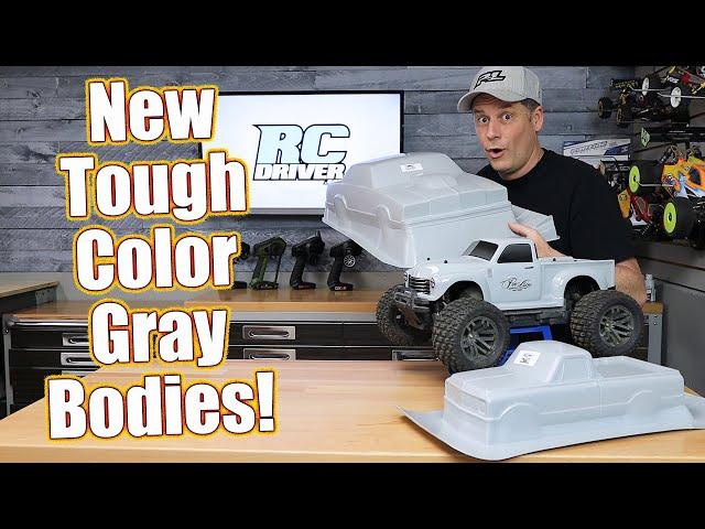 No Painting Required! Pro-Line Racing Tough-Color Gray RC Car Body | RC Driver