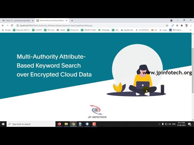 Multi-Authority Attribute-Based Keyword Search over Encrypted Cloud Data | Java Final Year Project