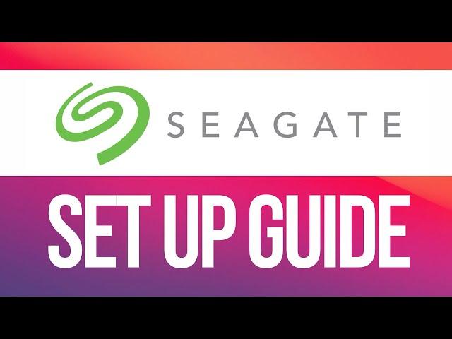 Seagate External Hard Drive How to Set Up on Mac 2021