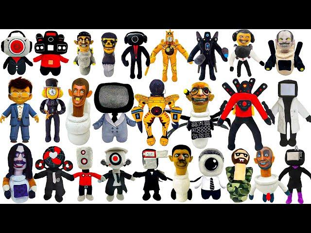 Skibidi Toilet Plush Toys ALL Characters in Real Life (Full Compilation #2)