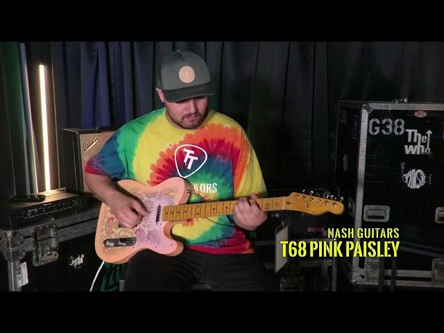 Nash Guitars T68 Pink Paisley - Tone Tailors