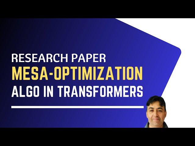 Mesa Optimization Algorithms in Transformers