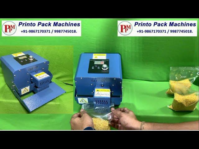 Mini pouch sealing machine / Continuous band sealer machine/ Pouch sealing machine/ Best band sealer