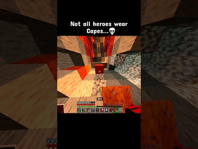 Not all villain wear capes  #minecraft #shorts