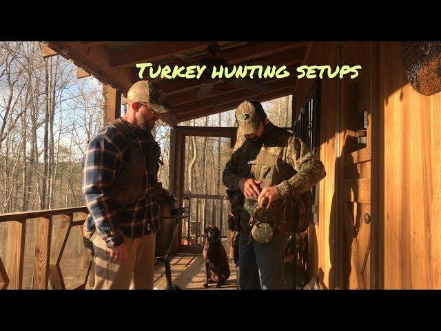 Turkey hunting setups