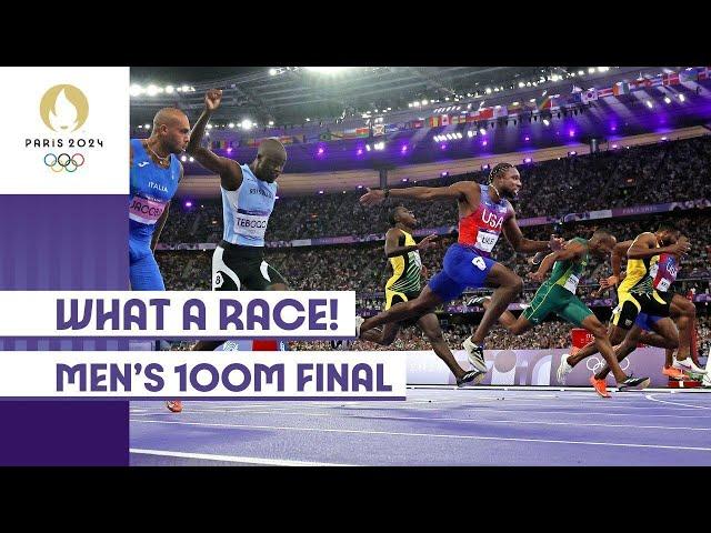 WHAT A RACE! | Men's 100m Final! | #Paris2024 highlights