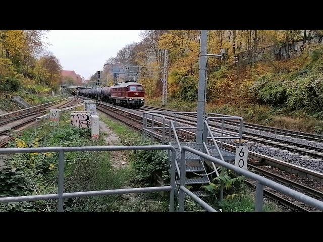 Berlin BR 132 Ludmila durchfahrt in Schönhauser Allee mit Kesselwagen