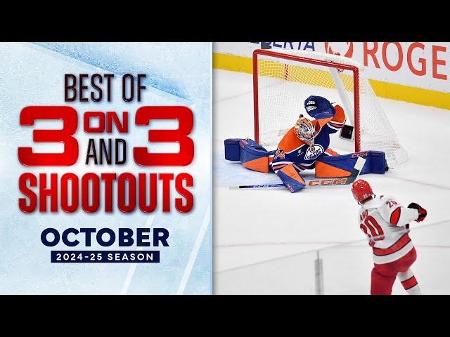 Best NHL 3-on-3 Overtime and Shootout Moments from October