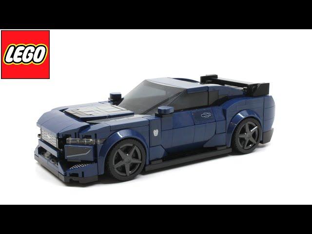 Full Build Video - Lego Ford Mustang Dark Horse