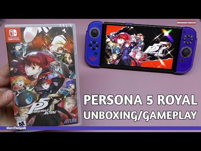 Persona 5 Royal Unboxing / Gameplay