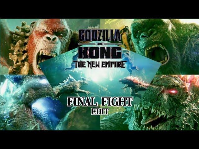 Godzilla x Kong The New Empire (Final Fight) Edit | FRESH ( SLOWED + REVERB ) by Lucas Campos