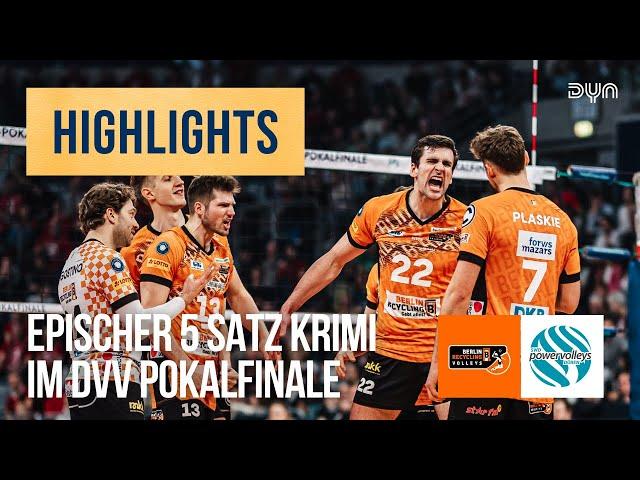 BERLIN RECYCLING Volleys - SWD powervolleys Düren | Highlights DVV Pokalfinale Volleyball