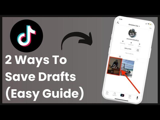 2 Ways To Save TikTok Drafts To Gallery Without Posting !