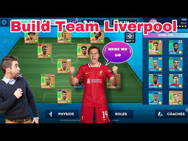 Build Team Liverpool Mạnh Nhất Trong DLS24