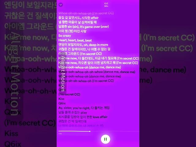 spotify lyrics sped up c.c-q6ix @retroentertainment1593