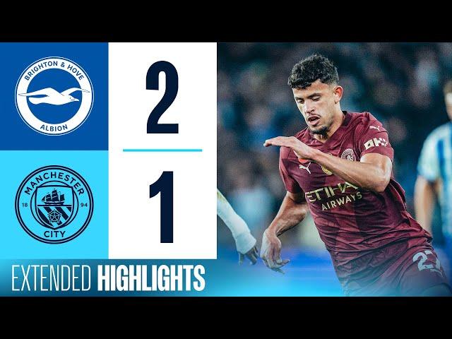 EXTENDED HIGHLIGHTS | Brighton 2-1 Man City | Haaland scores in City defeat