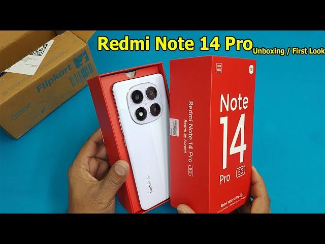 Redmi Note 14 Pro Unboxing | First Look | Retail Unit Unboxing | Redmi Note 14 Pro