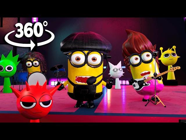 360° Minions Rock the Stage with Incredible Incredibox Sprunki Beats!