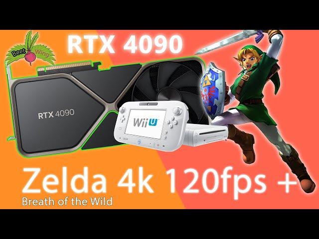 Zelda Breath of the Wild BOTW CEMU 4K 120fps RTX 4090 Emulation