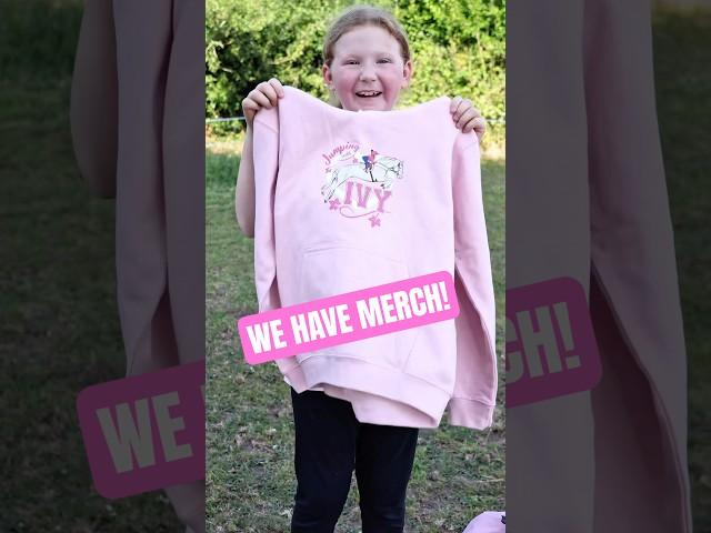 JUMPING WITH IVY MERCH! Ponymag.com link in description* #horse #pony #horseriding #horsegirl