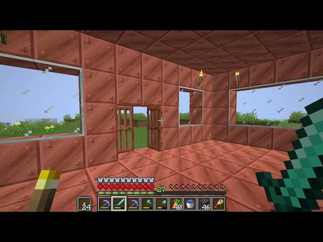 MI NUEVA CASA DE COBRE MY COPPER HOUSE MINECRAFT 1.18 1.19 CON EL RICHMC GOIVIMC COMO CONSTRUIR BIEN