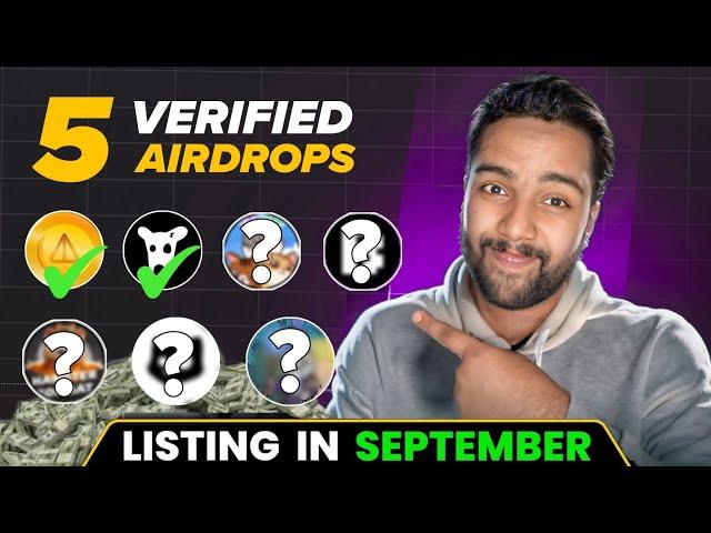 BEST 5 FREE Airdrops | Bigger than Hamster Kombat - Mining Bots Listing in September