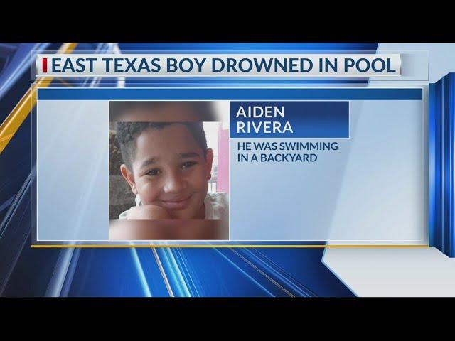 10-year-old East Texas boy who drowned in pool identified