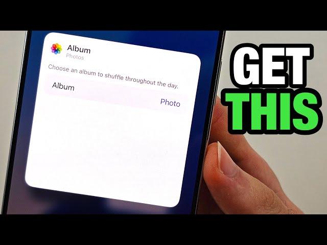 Photo Widget Not Showing or Working iPhone iOS 18 SOLVED (*100% SUCCESS*)