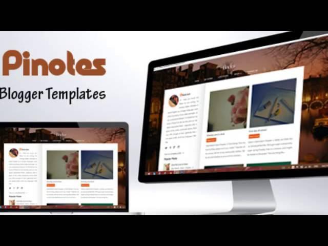 Pinotes - Responsive Blogger Template For Writers