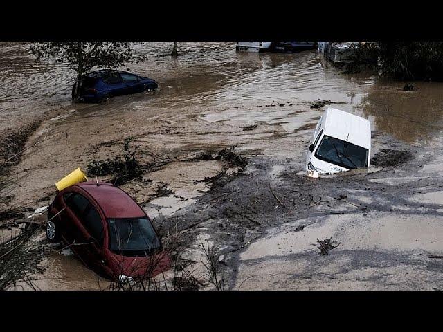 Chuvas fortes provocam cheias devastadoras em Espanha