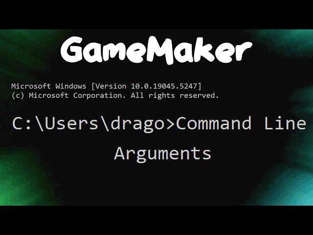 Command Line Arguments in GameMaker