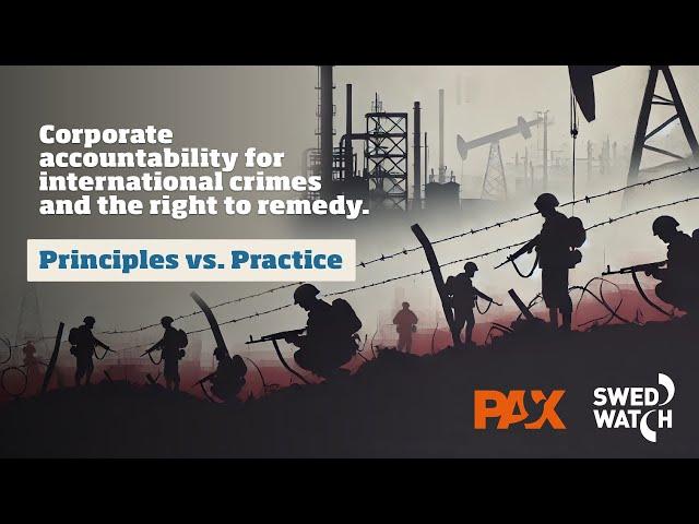 Corporate accountability for international crimes and the right to remedy.