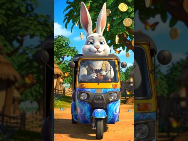 "The Poor Rabbit and the Magical Money Tree  | #rabbit #ai #short #shortsvideo #cartoon #rabbit