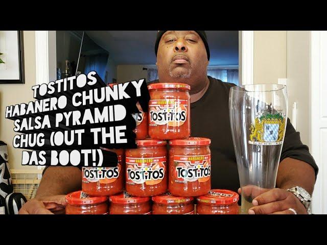 The Tostitos Habanero Chunky Salsa Pyramid